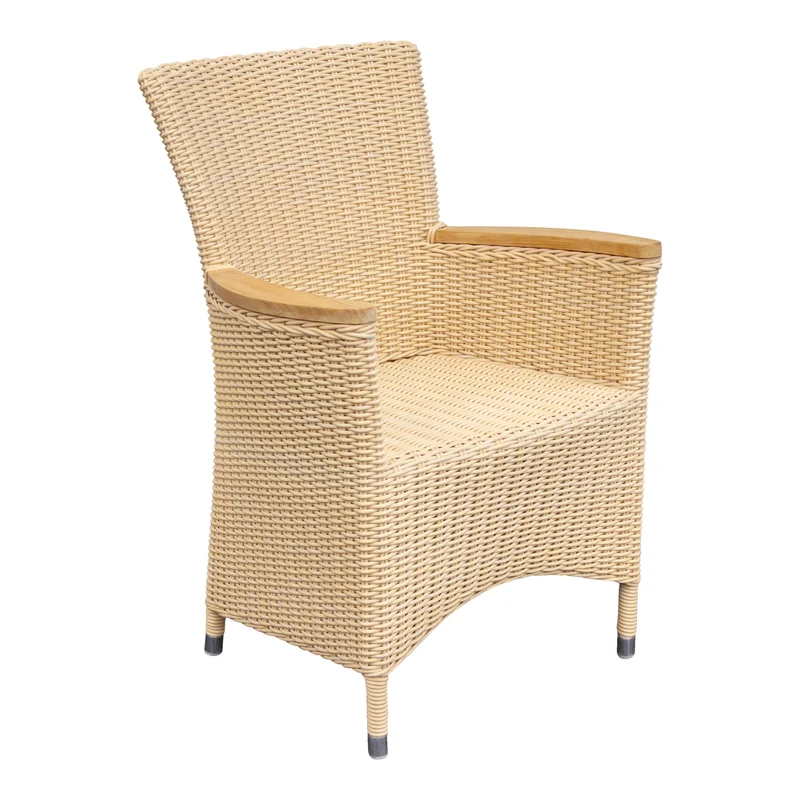 Geflecht Sessel Sapporo Highback, kubu altweiß