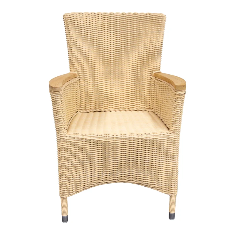 Geflecht Sessel Sapporo Highback, kubu altweiß
