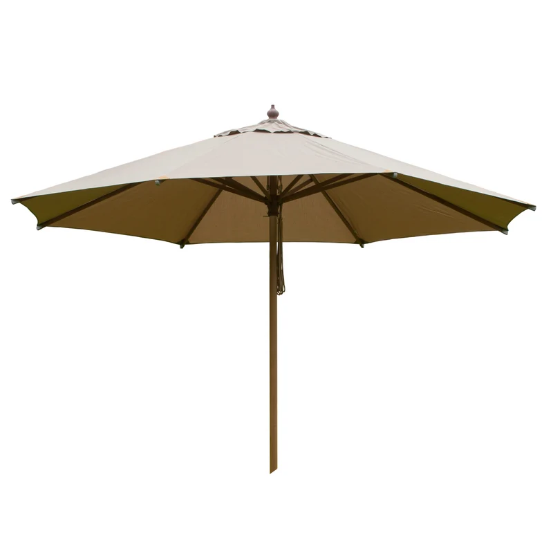Sonnenschirm Rumba rund, 350cm, taupe