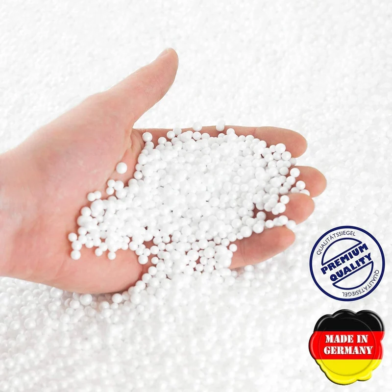 Lumaland Sitzsack Comfort Line | Indoor Beanbag 70x80x50cm mit mehr als 1 Mio. anpassbaren EPS-Perlen | Weiches & Komfortables Bodenkissen | Sessel für Kinder & Erwachsene | 120 L Volumen [Braun]