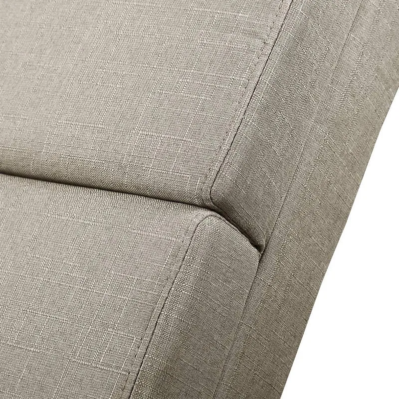 Casaria® Relaxliege XXL London 186x89x55cm Ergonomisch Stoff Gepolstert 180kg Belastbarkeit Wohnzimmer Büro Indoor Chaiselongue Relaxsessel Liege Beige