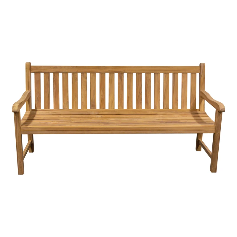 Teak Gartenbank Riva, verschraubt, Selbstmontage, 180cm