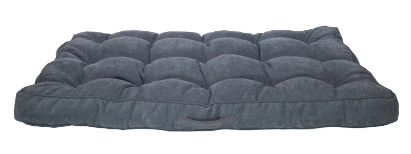 Palettenkissen 115×75×12 cm Blau-Grau – Loungekissen aus Cordstoff, bequem und formstabil