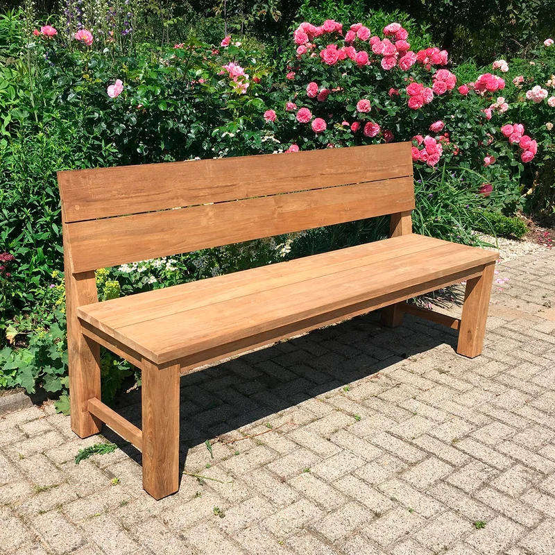 Teak Gartenbank Porto, 240 cm