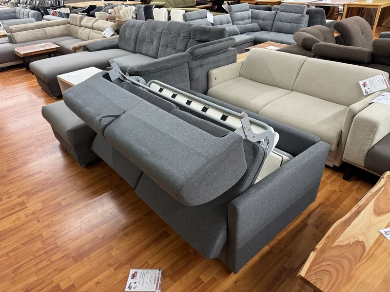 Schlafsofa Sofa Couch +Bett +Kissen +verschiedene Varianten