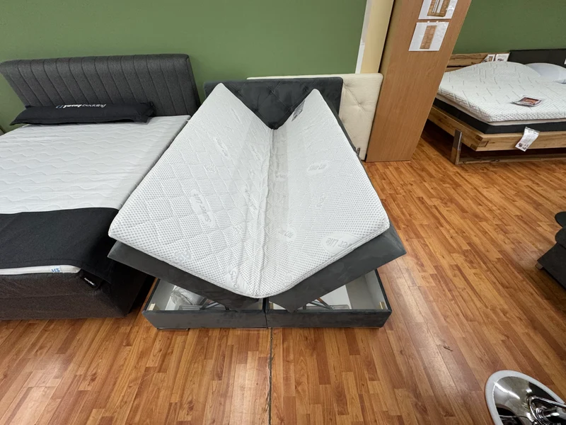 Boxspringbett Bett +Stauraum +Topper +versch. Größen +versch. Stoffe