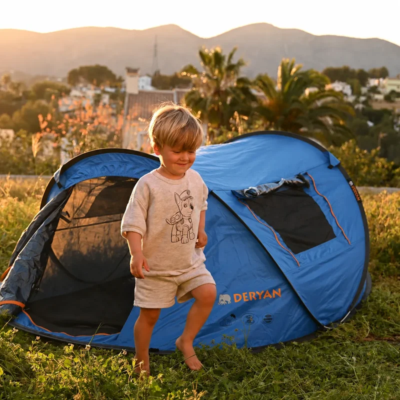 Pop-Up-Zelt Dome - 2000 mm Wassersäule - Navy