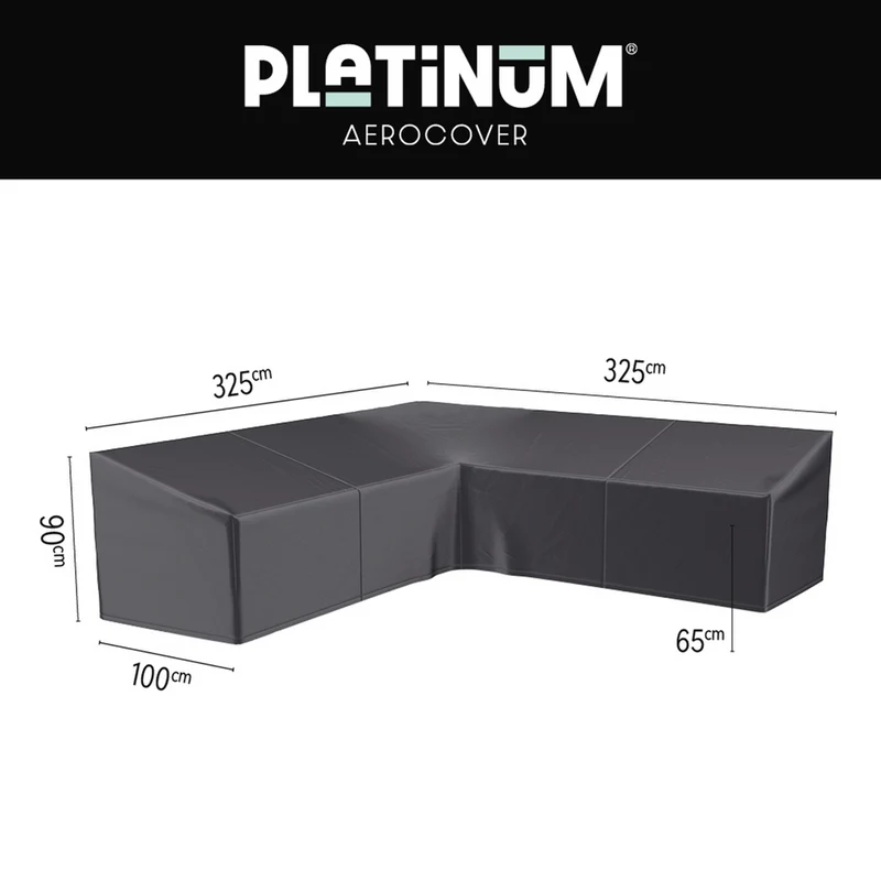Platinum AeroCover Loungesethoes hoekset 325x325x100xH65/90