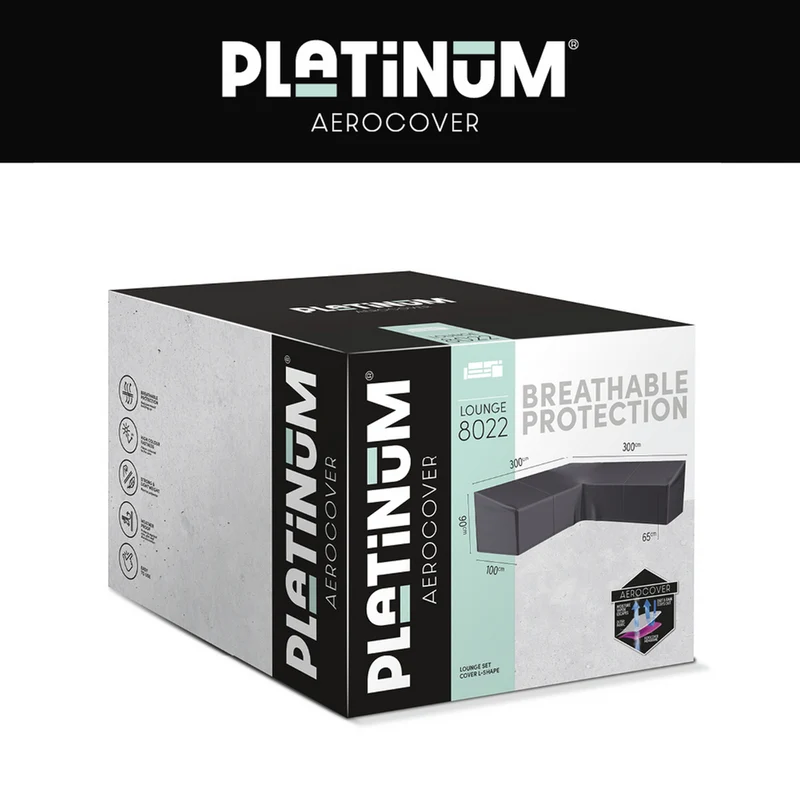Platinum AeroCover Loungesethoes hoekset 300x300x100xH65/90
