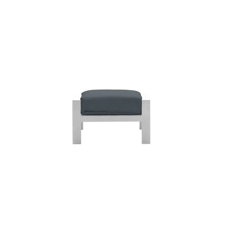 Garden Impressions Lincoln voetenbank - mat wit - reflex black