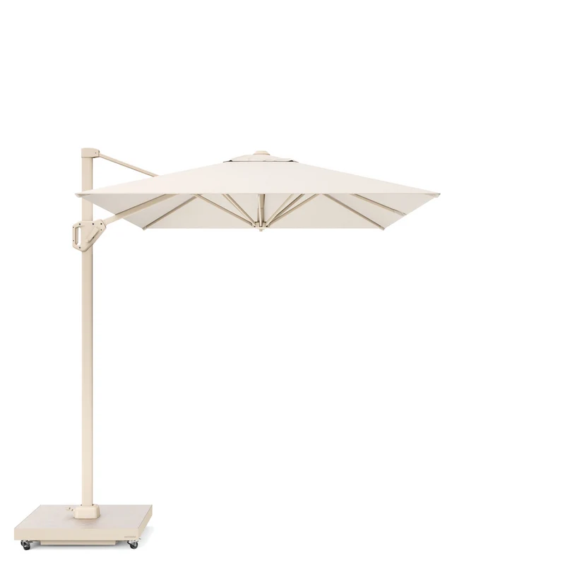Platinum Sun & Shade zweefparasol Voyager T¹ Sandstone 300x200 Ivory