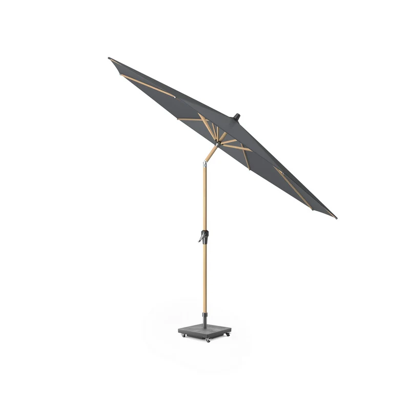 Platinum Sun & Shade parasol Riva teak look ø250 anthracite