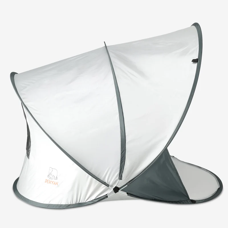 Strandzelt XXL Silber