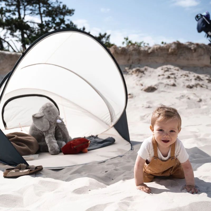 Strandzelt XXL Silber
