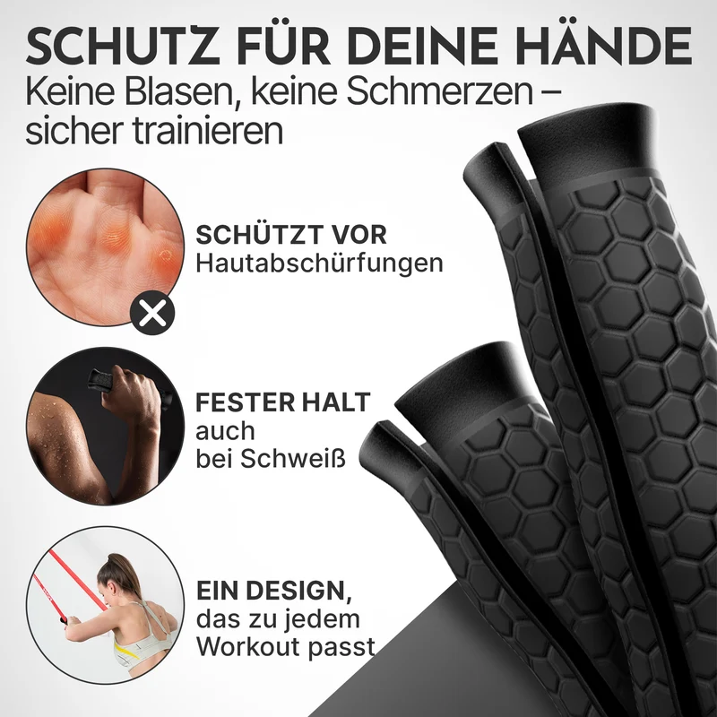 Griffe für Fitnessbänder