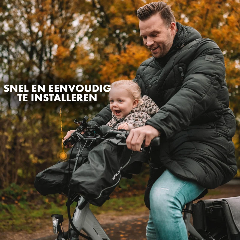 Bike-A-Way Fahrradsitz Regenponcho & Windbreaker - Bobike & Yepp