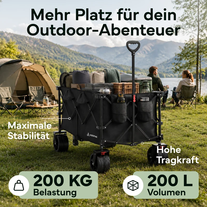 Bollerwagen faltbar - 200L / 300L