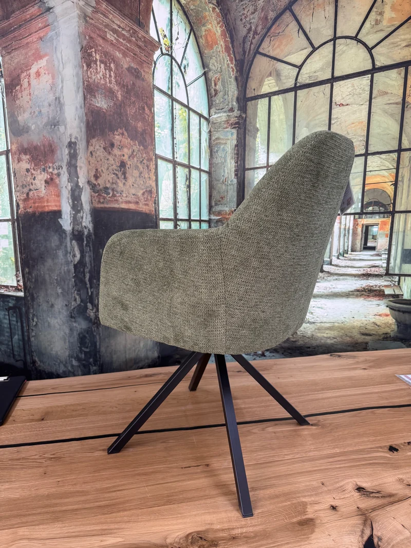 Stuhl Esszimmerstuhl +extra dick gepolstert +wasserabweisend +Dreh-Rück-Funktion +Metallgestell +verschiedene Farben +Neu auf Lager