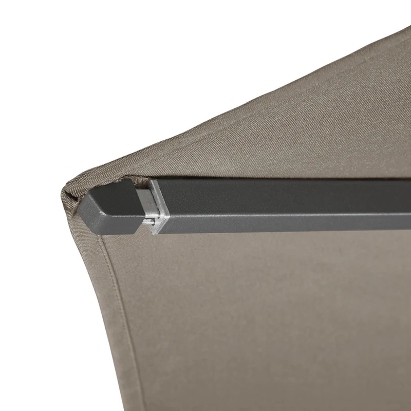 Platinum Sun & Shade parasol Riva 250x250 lichtgrijs