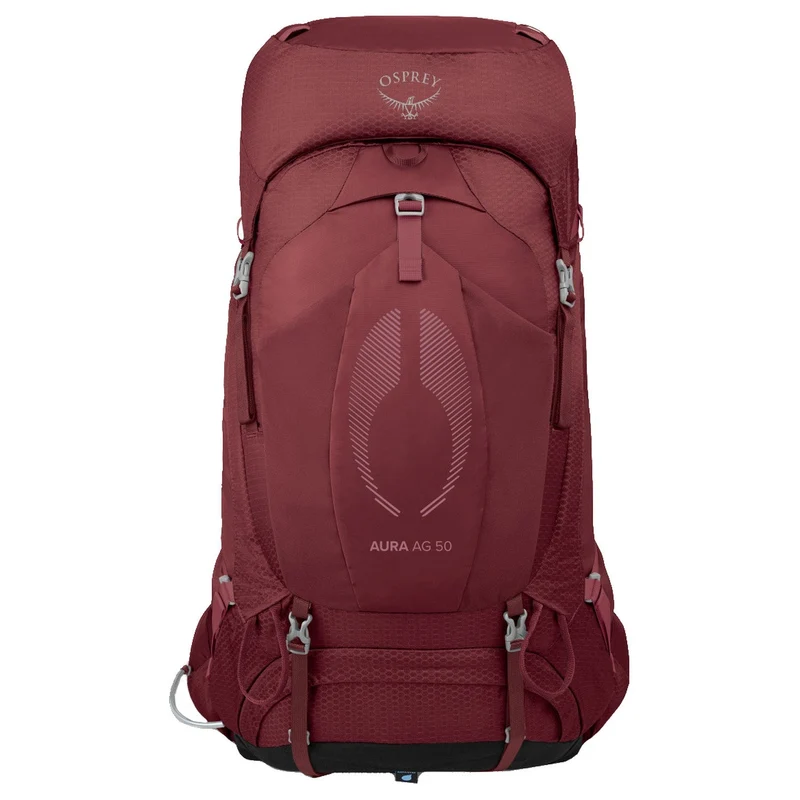 Osprey Aura AG 50 Women M/L - Mochila de trekking 80 cm (berry sorbet red)