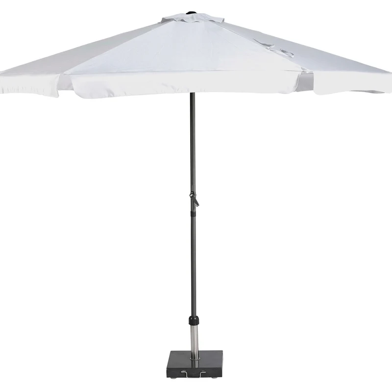 Platinum Sun & Shade parasol Antigua ø300 volant wit