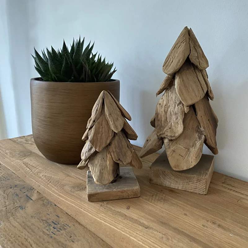 Teak Tannenbaum, Dekofigur, M