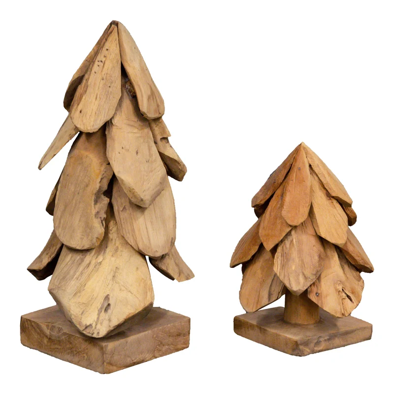 Teak Tannenbaum, Dekofigur, M
