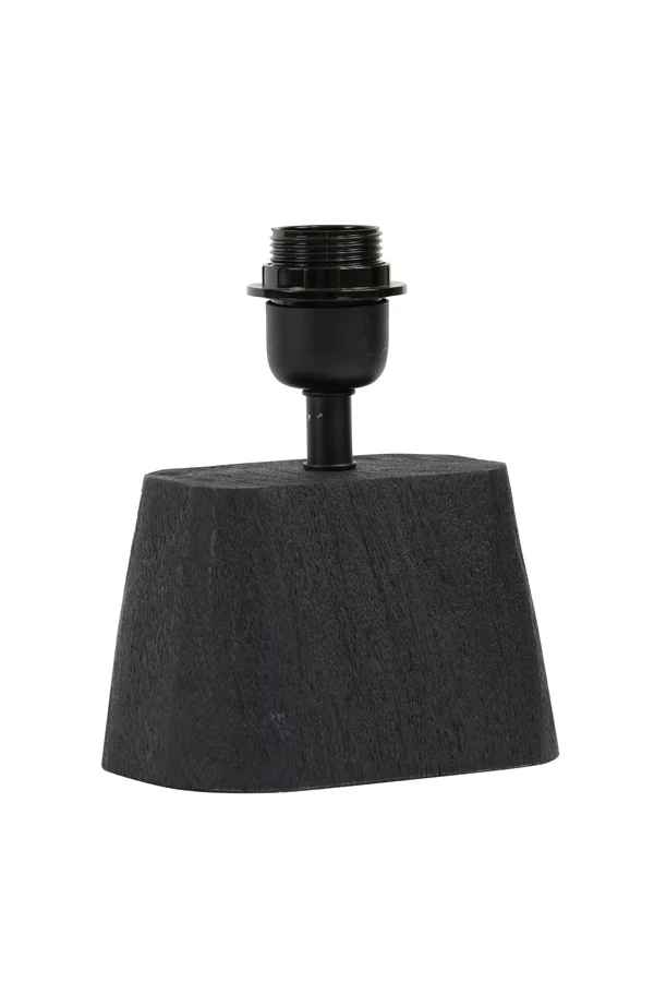 Lamp base 16x10x21 cm KARDAN wood matt black