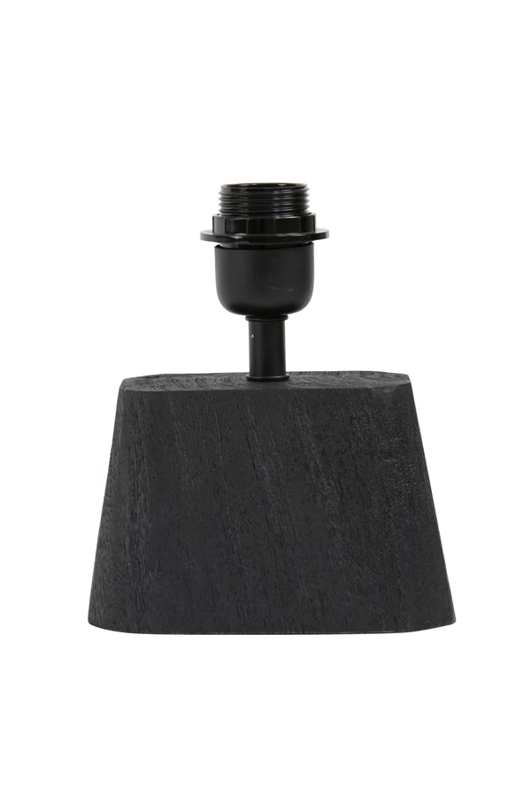 Lamp base 16x10x21 cm KARDAN wood matt black