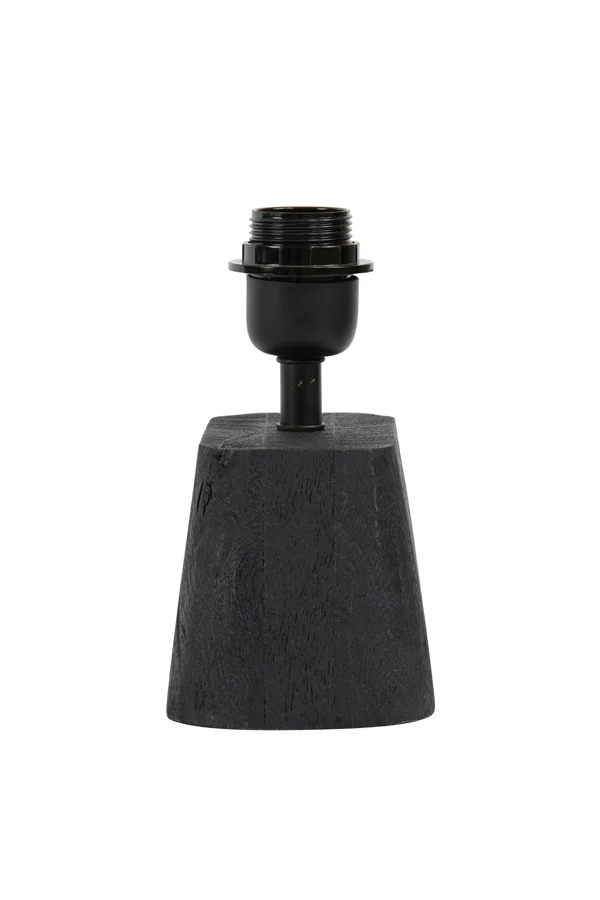 Lamp base 16x10x21 cm KARDAN wood matt black