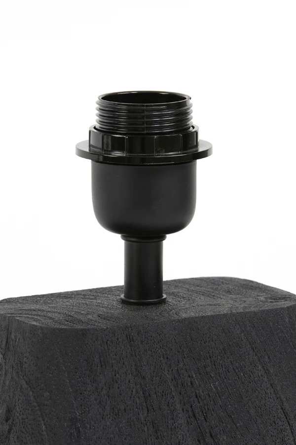 Lamp base 16x10x21 cm KARDAN wood matt black