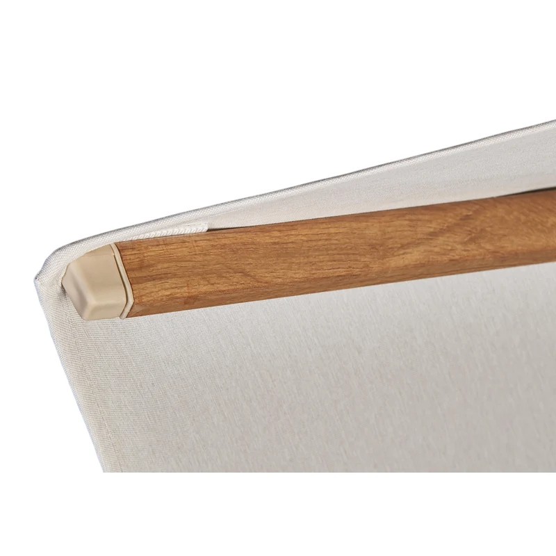 Platinum Sun & Shade zweefparasol Challenger T² premium Teak look ø350 Champagne