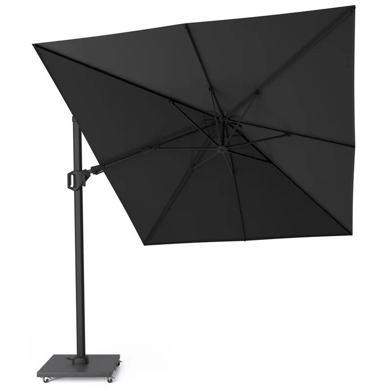 Platinum Sun & Shade zweefparasol Challenger T² premium 350x260 Jet Black