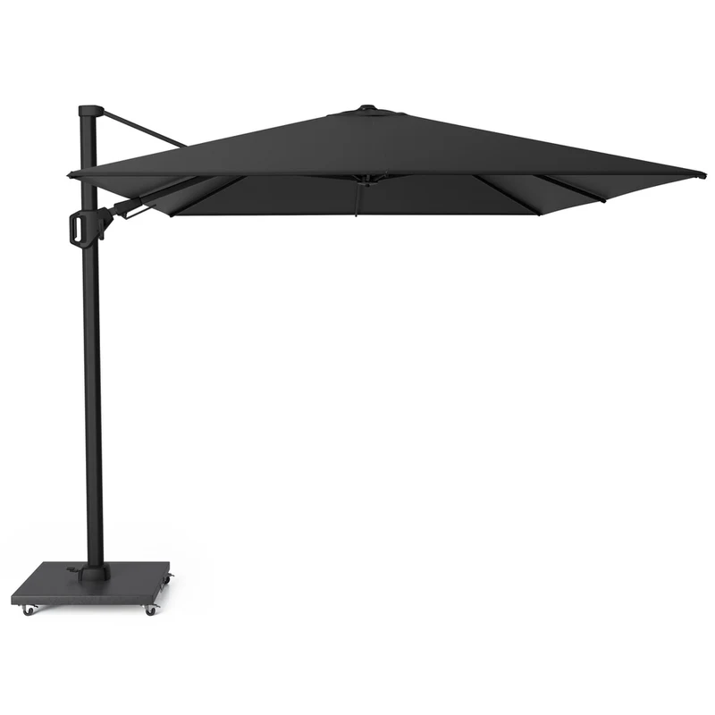 Platinum Sun & Shade zweefparasol Challenger T² premium 350x260 Jet Black