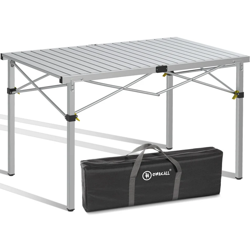HOMECALL Campingtisch klappbar 117×70 cm – Outdoor Klapptisch Gartentisch für 4-6 Personen bis 100 kg belastbar | B-Ware Sonderposten