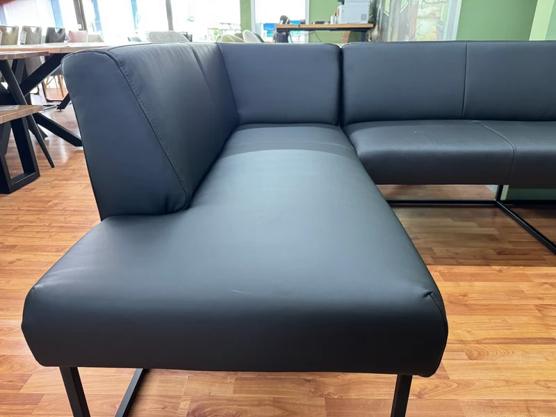 Eckbank Bank Stuhl Stühle +Metallgestell +160x255cm