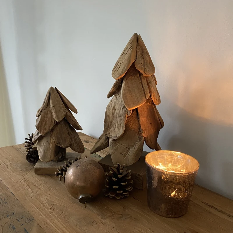 Teak Tannenbaum, Dekofigur, L
