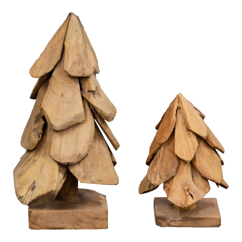 Teak Tannenbaum, Dekofigur, L