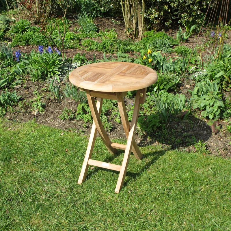 Kleiner Balkontisch klappbar Henley - rund, 50 cm