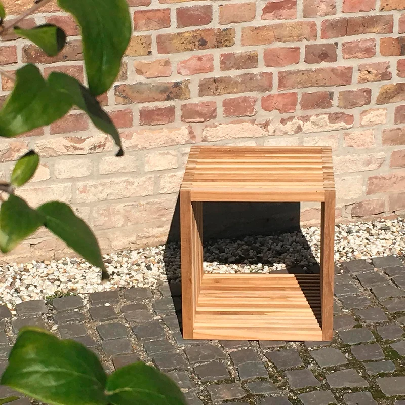 Teak Regal Sylt - quadratisch