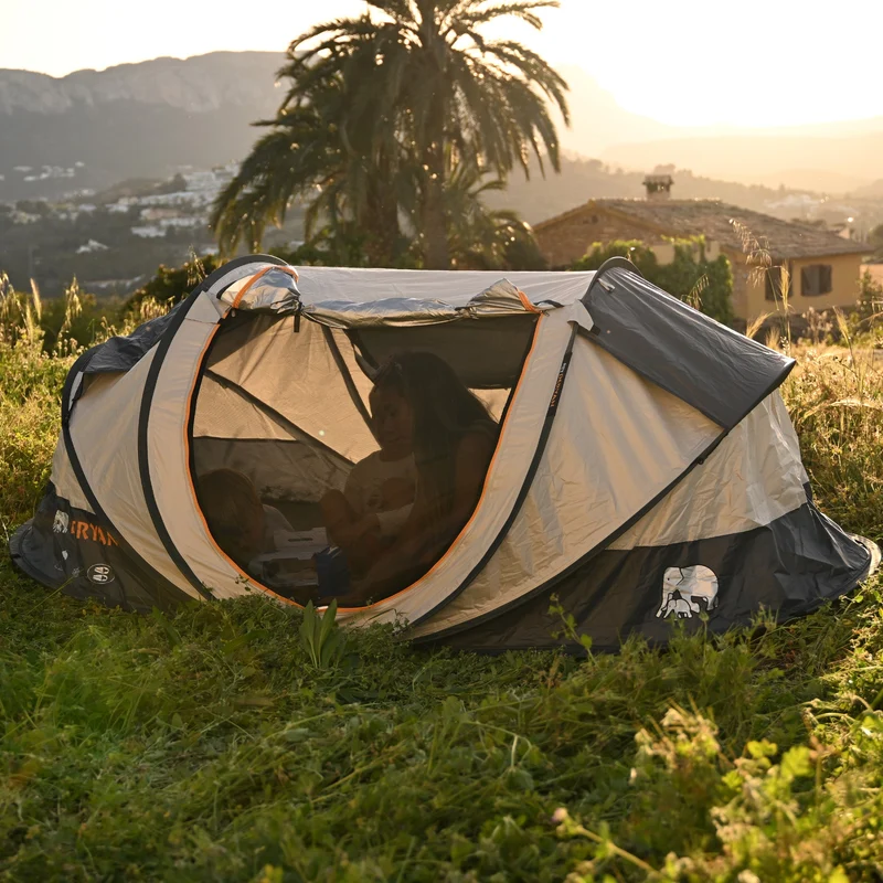 Pop Up Zelt Cocoon - 2000MM Wassersäule - Creme