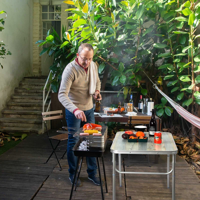 HOMECALL Campingtisch klappbar – Gartentisch höhenverstellbar | B-Ware Sonderposten