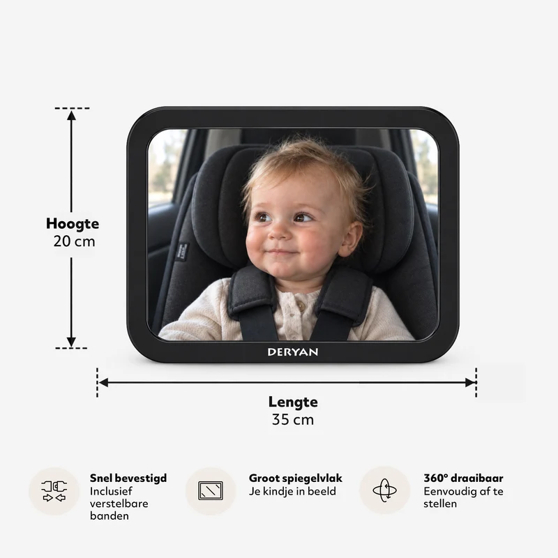 Baby Auto Spiegel XL