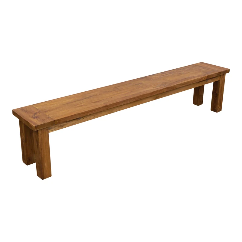 Teak Gartenbank Sarah, rustikal, 150 cm
