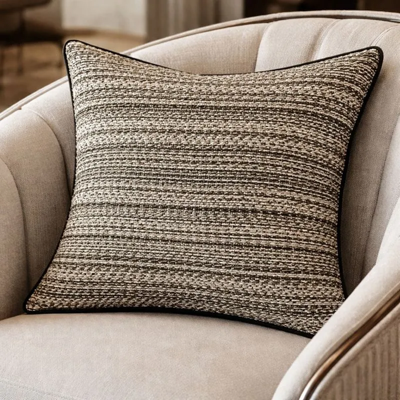 Malini Large Nalvin Choc Cushion| OUTLET