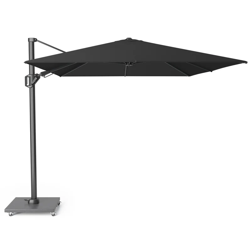 Platinum Sun & Shade zweefparasol Challenger T² 350x260 zwart