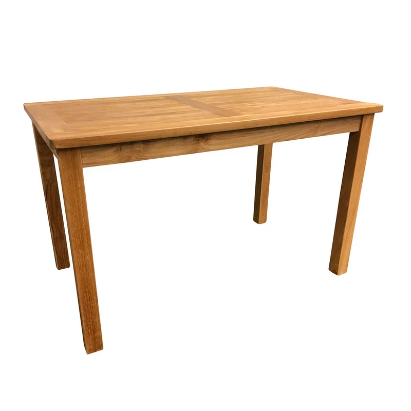 Teak Bistrotisch Classic - rechteckig, 150 x 80 cm