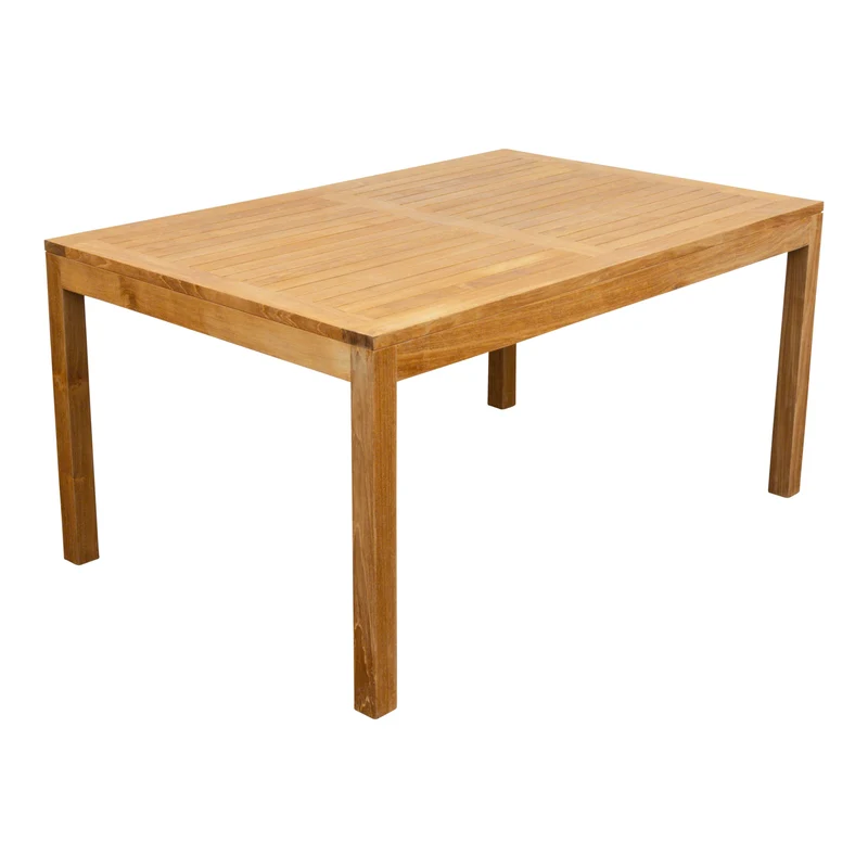 Teak Bistrotisch Bristol, rechteckig, 150x100cm