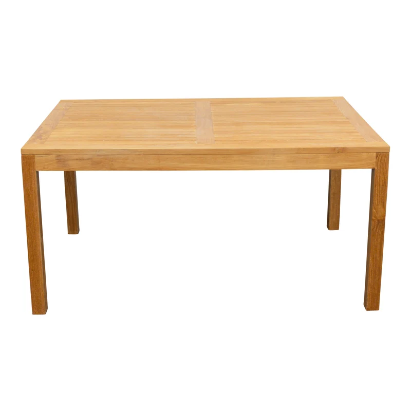 Teak Bistrotisch Bristol, rechteckig, 150x100cm