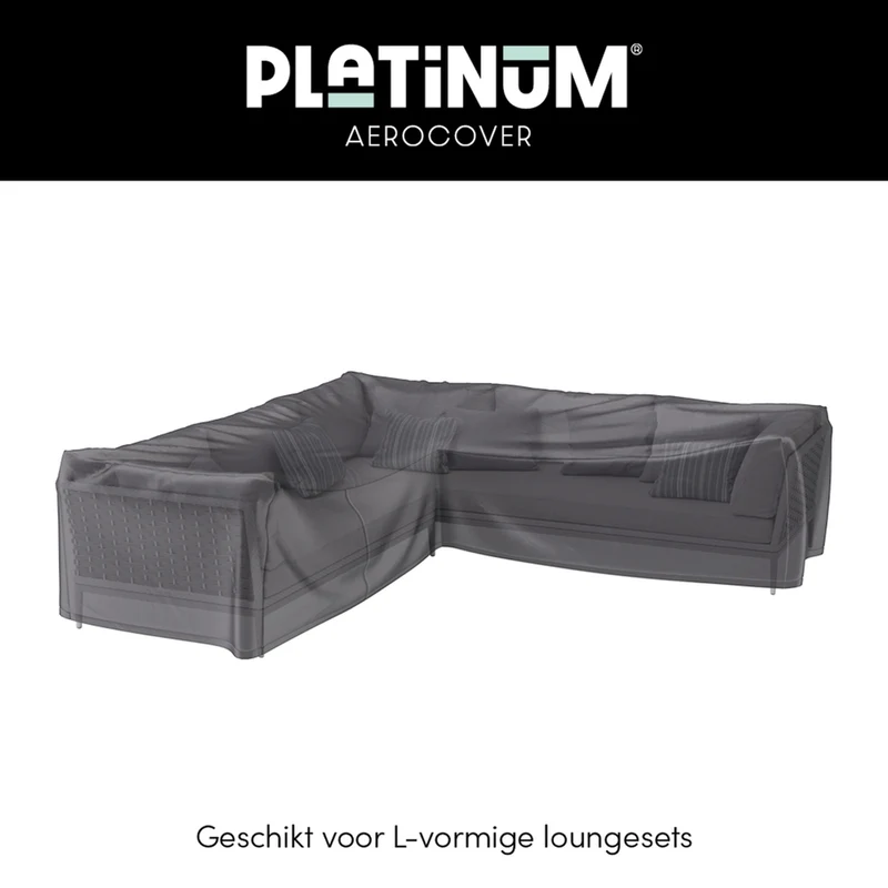 Platinum AeroCover Loungesethoes hoekset rechts 330x255x100xH70
